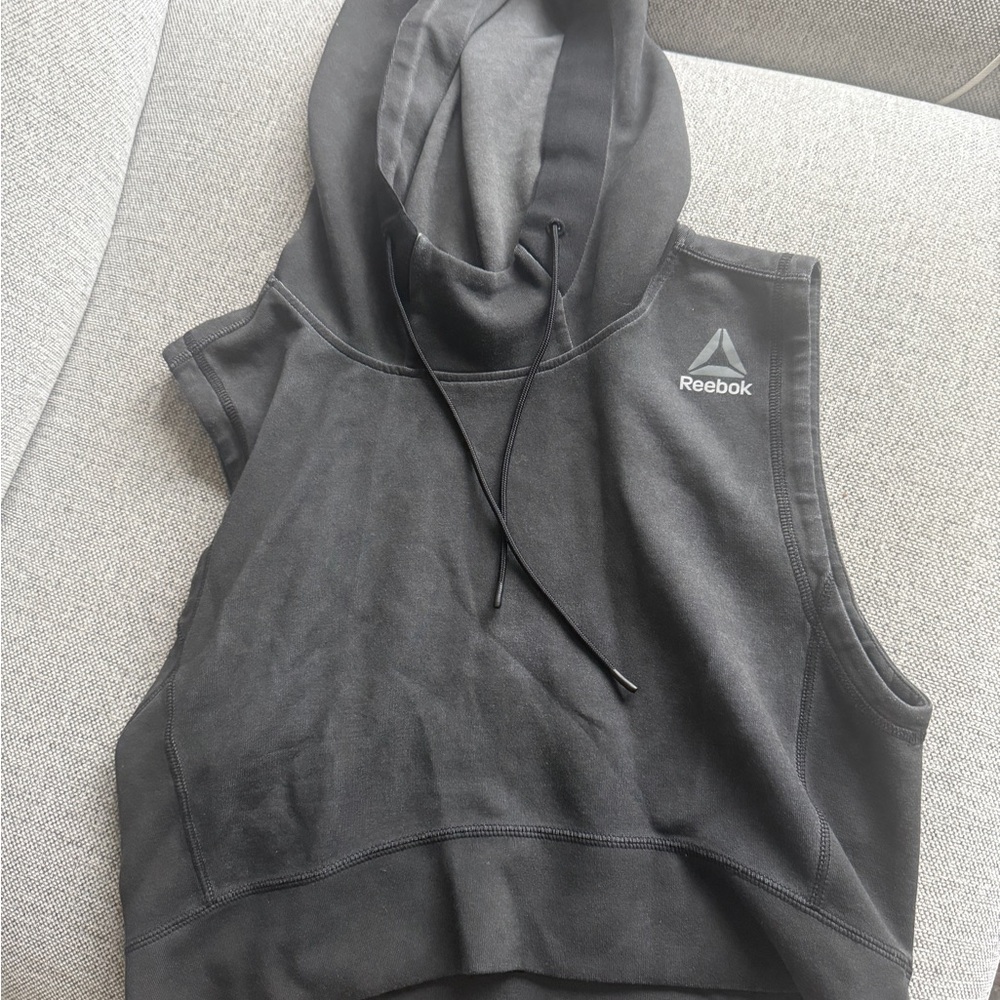 Reebok Combat Glory crop hoodie top size S
